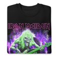 thumbnail image 3 of Iron Maiden Purple - Small Guitar Jumbo Print Unisex Sweatshirt - Black - Small, 3 of 5