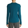 Time and Tru Women's Long Sleeve Thermal TShirt