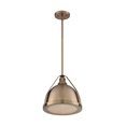 thumbnail image 2 of 60/7252-Nuvo Lighting-Barbett-1 Light Medium Pendant in Traditional Style-10 Inches Wide by 3.5 Inches High-Polished Nickel Finish, 2 of 2