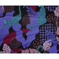 thumbnail image 4 of oneOone Polyester Lycra Medium Purple Fabric Tropical Leaves & Leopard Fabric For Sewing Printed Craft Fabric By The Yard 56 Inch Wide, 4 of 4