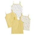 thumbnail image 2 of iixpin Kids Girls 4 Pack Cami Tops Undershirt Sleeveless Dance Tank Top Spaghetti Strap Camisole Vest Yellow 11-12, 2 of 7
