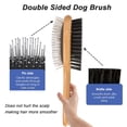 thumbnail image 2 of 3PCS Dog Brush Cat Brush, Pet Grooming Tools with Dog Combs, Double-Sided Brush for Shedding and Bathing, 2 of 8