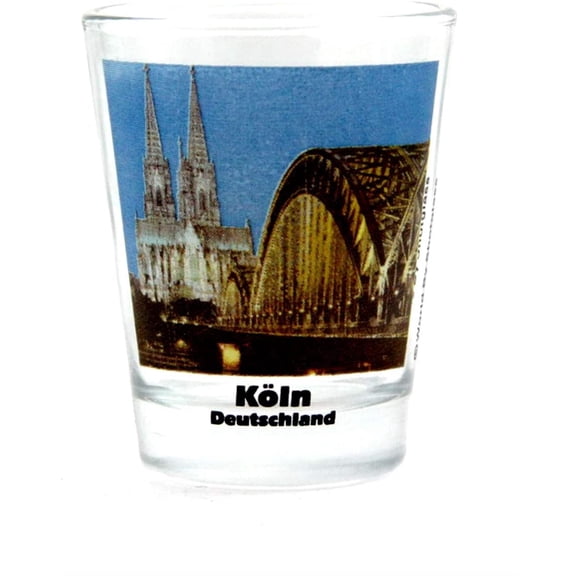 Cologne Köln Germany City Landmarks Photo Shot Glass