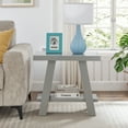 thumbnail image 2 of Roundhill Furniture Athens Contemporary Wood Shelf Side Table in Gray, 2 of 7