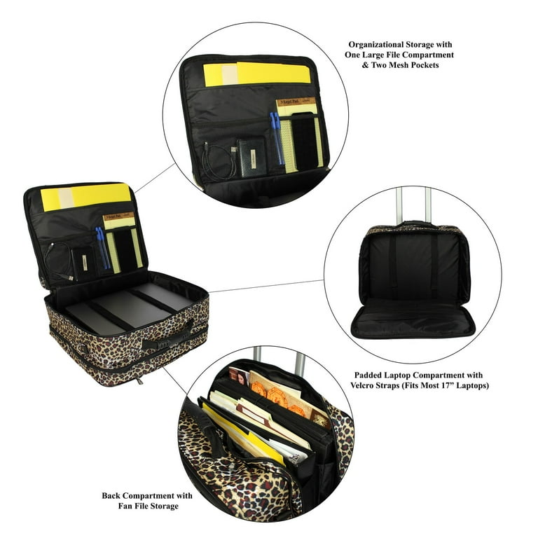 World Traveler Stylish Business Roller Bag - 17-inch Laptop