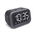 thumbnail image 1 of Alarm Clock Acedeck Super Loud 115dB Dual Alarms Gray, 1 of 8