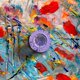 thumbnail image 2 of Copa de Enjuague Paint Puck 10 cm Púrpura Limpiador de Pinceles, 2 of 5