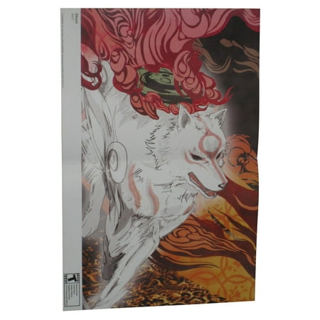 Nintendo Power Okami Wii Double Sided Video Game Poster