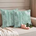 thumbnail image 3 of Outdoor Waterproof Pillow Covers Modern Sage Green Oil Painting Decorative Throw Pillow Protectors,Pillowcase Cushion Cases for Patio Sofa Garden Couch,18x18in,Pack of 2, 3 of 14