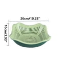 thumbnail image 1 of Household Double-layer Basket Fruit And Vegetable Kitchen Washbasin Fruit Storage With Cover Multi-functional Plastic Basin, 1 of 3