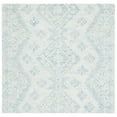 thumbnail image 6 of SAFAVIEH Micro-Loop Margaret Geometric Striped Area Rug, Ivory/Blue, 5' x 8', 6 of 10