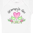 thumbnail image 4 of Inktastic Grampy's Girl Heart Flowers Girls Baby Bodysuit, 4 of 5