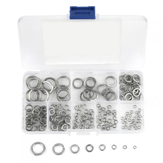 Arandela de Acero inoxidable Nikou 180 piezas M2-M10