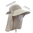 thumbnail image 2 of Chapeau Pare-Soleil UPF+50 pour Femmes à Rabat Détachable, Pliable, à Grand Bord, Protection UV, Masque Facial, 2 of 5
