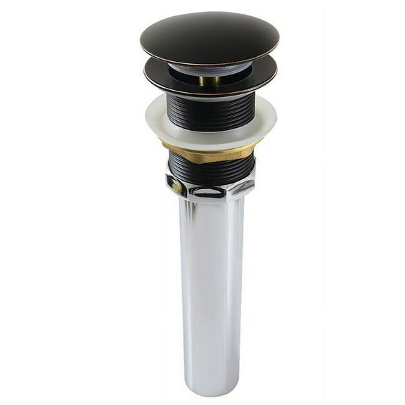 Kingston Brass GCL112NB Trimscape Brass Pop Up Drain for Cast Iron Utility Sink, Naples Bronze