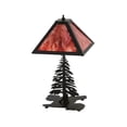 thumbnail image 2 of Meyda Tiffany 175751 Leaf Edge Tall Pines 22" Tall Buffet Table Lamp - Bronze, 2 of 5