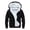 10 Black, variant on guisaled Mens Zip Up Hoodies Winter Warm Fuzzy Fleece Lined Hooded Jackets Outdoor Windproof Sherpa Jacket wiht Pockets