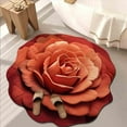 thumbnail image 5 of 3D Floral Diatomaceous Earth Bath Mat - Ultra Absorbent & Quick-Drying Floor Mat, Non- Bathroom Rug with Realistic Flower Design, Soft Plush Surface for Bedroom, Vanity, Entryway & Kitchen Decor, 5 of 8