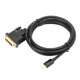 thumbnail image 3 of Displayport To DVI Cable Stable Transmission Male To Male Adapter Copper Black For TV Computer, 3 of 8