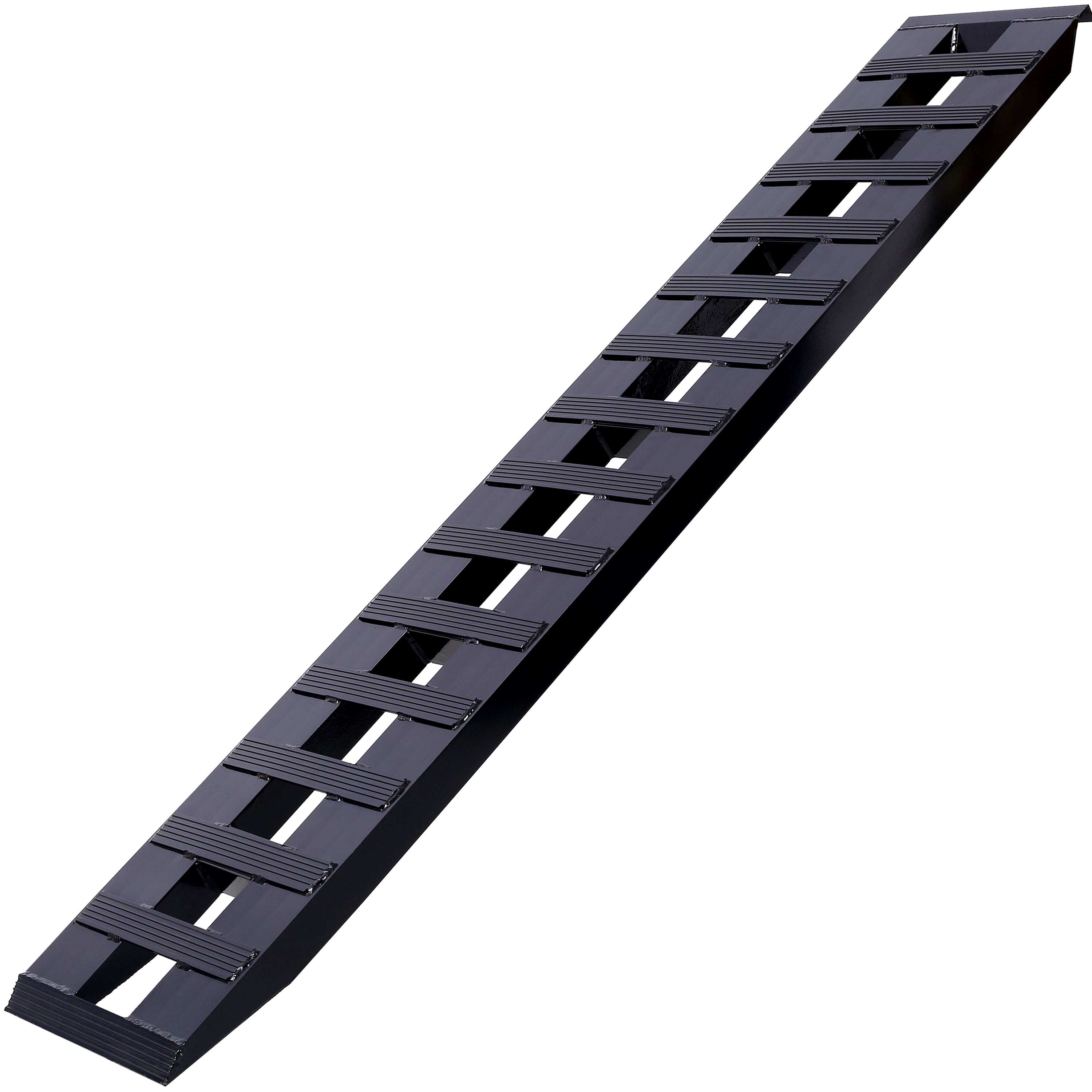 Aluminum Loading Ramps, 8800 LBS Capacity, Anti-Slip Rungs, Serrated Cross Rungs, Portable