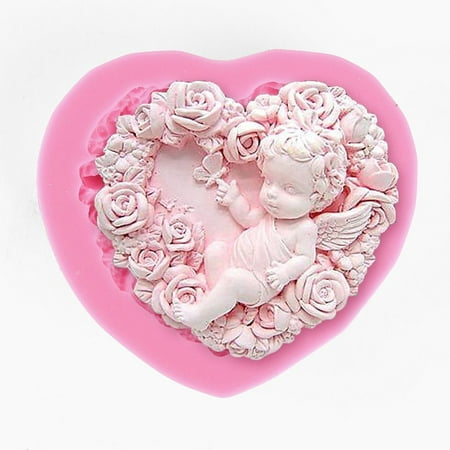 Fairy Angel Elf Silicone Fondant Cake Icing Chocolate Sugar Decorating Mould (Best Chocolate Cake For Decorating)