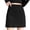 *Black, variant on ClodeEU Women's High Waisted Elastic Waist Skort with Side Slit ,Y2K Athletic Anti Exposure Culottes Black,Womens Plus L