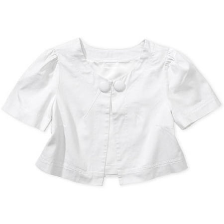 No Boundaries - Juniors Metallic Shrunken Swing Jacket