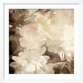 thumbnail image 2 of Art.com Art Floral Vintage Sepia Blurred Background with White Asters and Roses Art Print by Irina QQQ, White Frame Wall Art, 38" x 38", 2 of 5