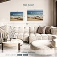 thumbnail image 4 of Elephant Stock Sea Is Calling Typography Wall Art - Horizontal Canvas Wall Art - Living Room Wall Decor - Beach Canvas - Beige And White Decor - 36" x 24", 4 of 8