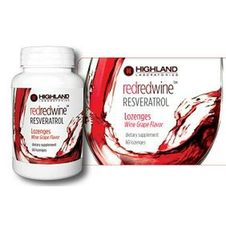 Resveratrol RedRedWine Resveratrol Pastilles Highland Laboratories 60 Pastille