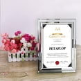 thumbnail image 4 of PETAFLOP A4 Photo Frame Glass Certificate Frame Document Frame Diploma Graduation, silver, 4 of 8