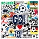 thumbnail image 1 of Paquete de pegatinas de fútbol, 50 unidades, pegatinas de vinilo impermeables, 1 of 2