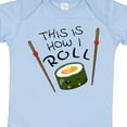 thumbnail image 4 of Inktastic This is How I Roll Cute Sushi Boys or Girls Baby Bodysuit, 4 of 5