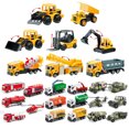 thumbnail image 2 of Amyove Medium-sized Alloy Children Pull Back Car Toy Fire-fighting Engineering Vehicle Multiple Simulation Model, 2 of 9