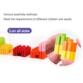 thumbnail image 4 of 100 piezas de bloques de construcción de microdiamantes de 8 x 8 mm con diseño de píxeles en 20 colores, ladrillos pequeños 3D para bricolaje, juguetes educativos para niños, 4 of 5