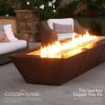 thumbnail image 3 of 42" x 8" Fire Pit & Fireplace Stainless-Steel H-Burner w/Connection Kit - Weatherproof & Whistle Free Set for Use w/Natural Gas, 3 of 7