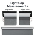 thumbnail image 5 of Linen Avenue Cordless Coastal Light-Filtering Standard Roller Shade– Soft Light Control, UV Protection Window Covering for Home & Office –White Sand 23 W X 66 H (Arrives 1/4" Narrower), 5 of 9