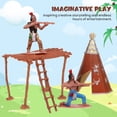 thumbnail image 4 of LNGOOR 13pcs Indian Man Model Toy Plastic Figures Model Men Figures Accessories Play Set for Kids, 4 of 7