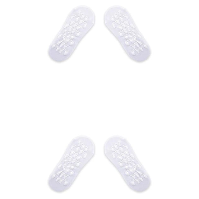 Calcetines de Yoga antideslizantes Qarigey 1 par para hombres y mujeres diseño Simple color sólido ejercicio Blanco 2Conjunto