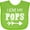 Apple Green, variant on Inktastic I Love My Pops with Arrow Boys or Girls Baby Bib