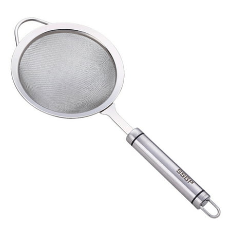 

Stainless Steel Colander Long Handle Juice Soybean Milk Soup Filter Skimmer Tool