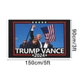 thumbnail image 3 of ¡Campaña con descuento!Banderas de pancarta de casa Bandera de exterior de poliéster de 3x5 pies con ideal para colgar en el interior o en un mástil de bandera estándar, 3 of 7