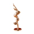 thumbnail image 3 of Estatua de Pose de niña, escultura de señora, arte abstracto divertido, adorno de latón para niña, estatuilla para chimenea, mesa de fiesta, 3 of 9