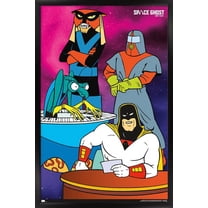 Space Ghost Coast to Coast - Group Wall Poster, 14.725" x 22.375", Framed