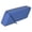 Blue #012, variant on Triangle Pencil Case, Large Capacity Silicone Foldable Standing Pencil Pouch, Portable Vertical Desk Organizer for School Office Makeup (Blue)