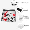 thumbnail image 3 of Susaid Gnome Home With A Cute Gnome Print Men's Mesh Boxer Briefs Cooling Breathable Sports Underwear Wide Waistband Boxer Briefs W/Fly-XX-Large, 3 of 5