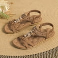 thumbnail image 5 of MKLEKYY Sandalias Antideslizantes para Mujer, Cómodas, para Uso Diario, Transpirables, Planas, de Verano, para Playa, Informales, Con Punta Abierta, 5 of 5