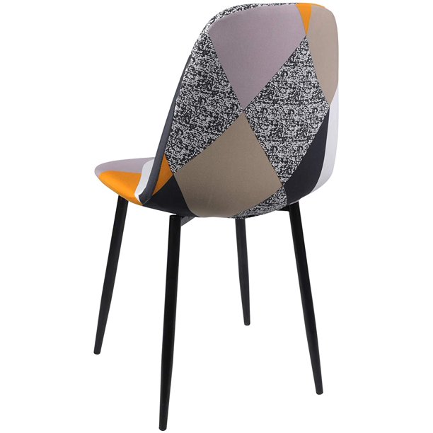 Housse de Chaise de Salle à Manger Scandinaves, 4 PCS Style Nordique Couverture de Chaise Extensible Imprimé,Revêtement de Chaise pour Cuisine Salon Bouquet Maison Mariage Réunion,Géométrie ShuxiuWang 8390614707542
