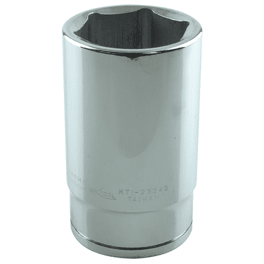 K-Tool 23242 1-5/16 x 1/2" Drive 6pt Fractional SAE Deep Chrome Socket