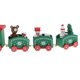 thumbnail image 4 of Adorno de tren navideño con forma de tren de madera para niños, regalo para fiestas Verde, 4 of 9